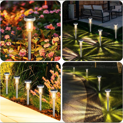 Outdoor solar lawn lights, landscape passage lights, waterproof warm white, decorating courtyards、gardens