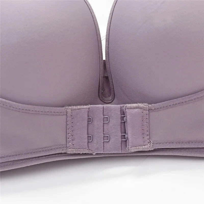 Front Closure Bras For Women Push Up Strapless Bra Seamless Brassiere Soft Underwear Female Sexy Invisible Lingerie Intimate