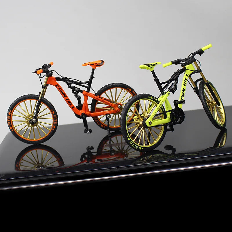 1:10 New Mini Finger Mountain Alloy Bicycle Diecast Simulation Model Miniature Racing Metal Bike Collection Toys for boys