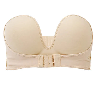 Front Closure Bras For Women Push Up Strapless Bra Seamless Brassiere Soft Underwear Female Sexy Invisible Lingerie Intimate