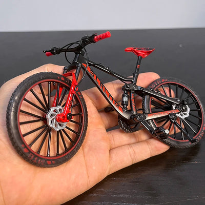 1:10 Mini Model Alloy Biycle Diecast Mountain Finger Racing Red Bike Adult Simulation Collection Gifts Toys for boys 14+