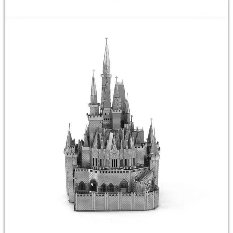 3D Metal Puzzle Cinderella Castle DIY Model Building Kit Adult Toys Birthday Gift