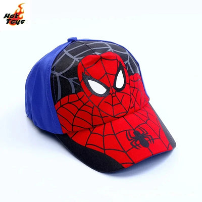 HotToys Spiderman Baseball Cap Superhero Peripheral Boys Girls Hats Cosplay Props Sunhat Childrens Gift Fashion Accessory 3-7y