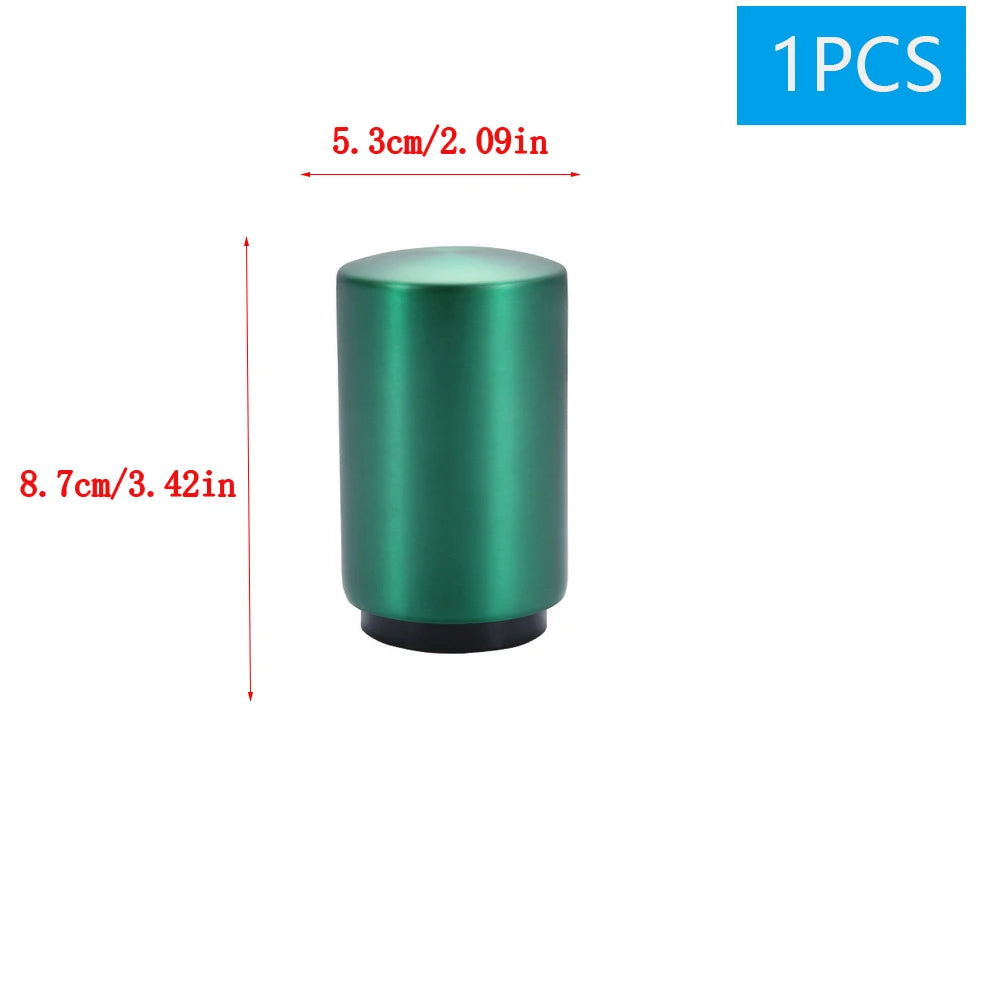 1/2 قطعة فتَّاحة زجاجات بيرة أوتوماتيكية مغناطيسية فتَّاحة بيرة من الفولاذ المقاوم للصدأ فتَّاحة دفع للأسفل فتَّاحة أغطية زجاجات النبيذ والصودا ملحق المطبخ