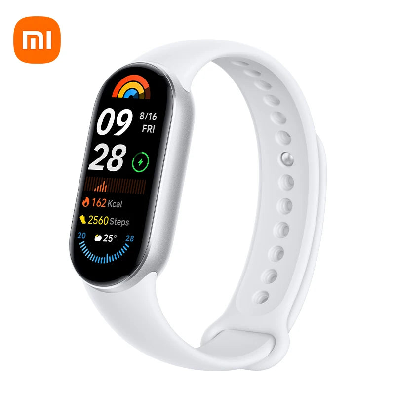 Global Version Xiaomi Smart Band 9 150+ sports modes 1.62'' AMOLED display Colourful metallic frame All-day blood oxygen