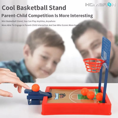 Mini basketball machine desktop portable travel or office game set, suitable for indoor or outdoor use. Fun toys Christmas gifts