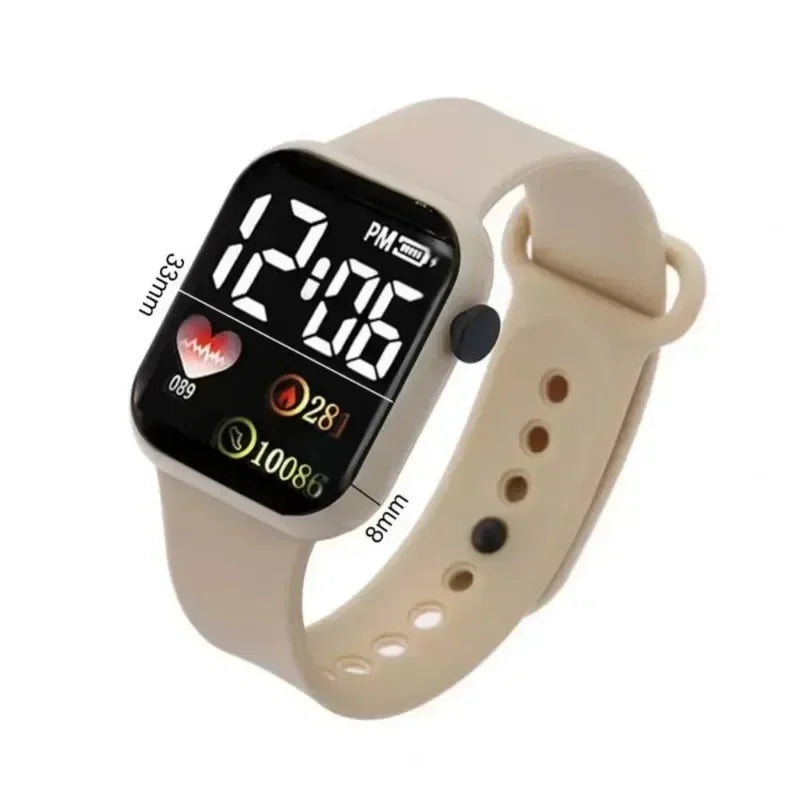 ساعات رياضية LED ساعة ذكية للرجال والنساء ساعات يد رقمية كاجوال سيليكون Montre Femme Relojs Para Mujer هدايا