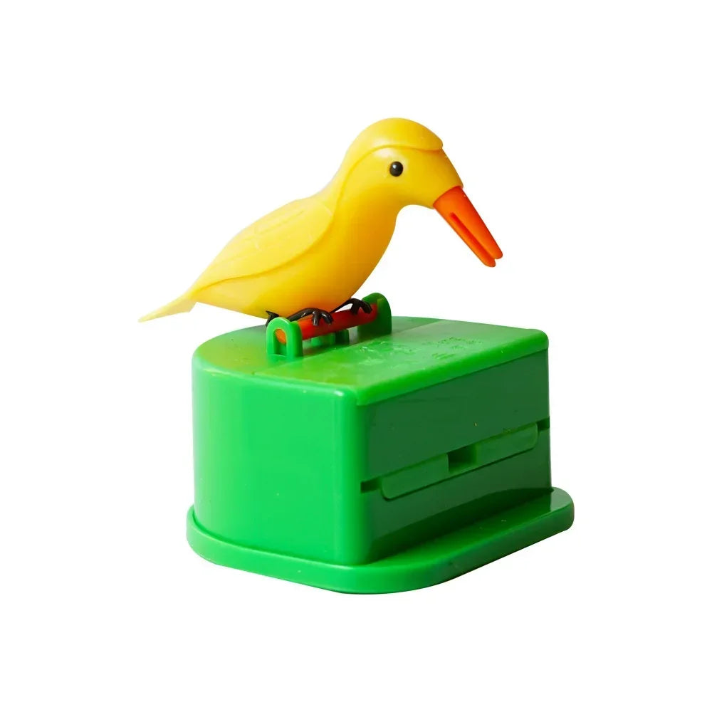 New Small Bird Toothpick Container Automatic Toothpick Dispenser Toothpick Holder Home Decoration Kitchen Accessories