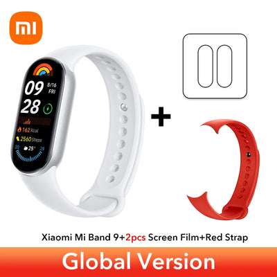 Global Version Xiaomi Smart Band 9 1.62'' AMOLED Supports 150+ sports modes 21-day battery life* sleep SpO₂ monitoring* band