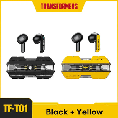 Transformers TF-T01 2/3/5pcs TWS Wireless Bluetooth V5.3 Earphone Low Latency Gaming Headset Music Dual Mode HIFI Stereo Earbuds