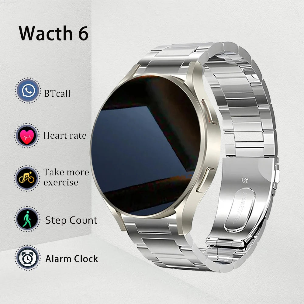 Commerce Smart Watches Men And Women 1.32” Inch 128*128 Souvenir Health Monitoring Bluetooth Call Multifunction Watch 6 Business