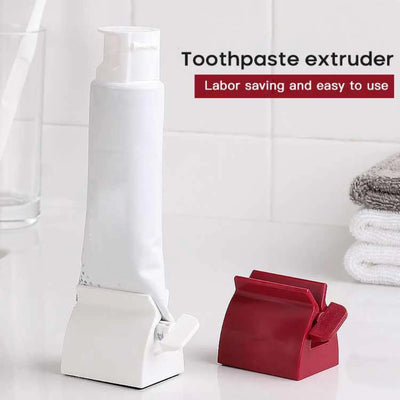 Toothpaste Squeezer Tooth Paste Holder Oral Care Bathroom Tools Tube Cosmetics Press Facial Cleanser Rolling Squeezing Dispenser