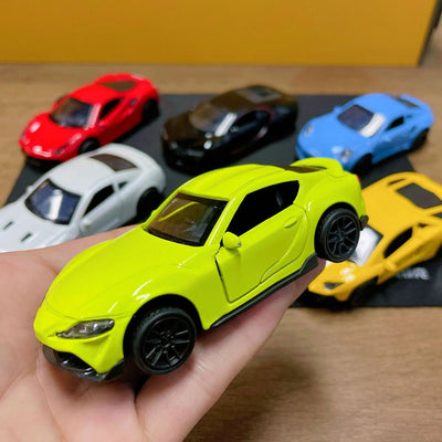 1:43 Diecast Alloy Car Model Metal Pull Back Simulation Car Toy Boy Sports Car Ornament with to Open the Door Toys for Kids