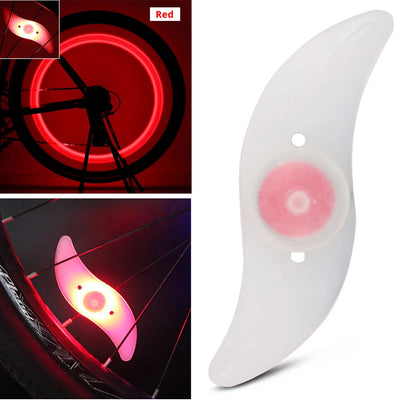 Bike Wheel Spoke Light Tire Lights 3 Mode LED Tyre Tire Flash Lamp Bike Safety Warning Easy to Install MTB Bicycle Accessories