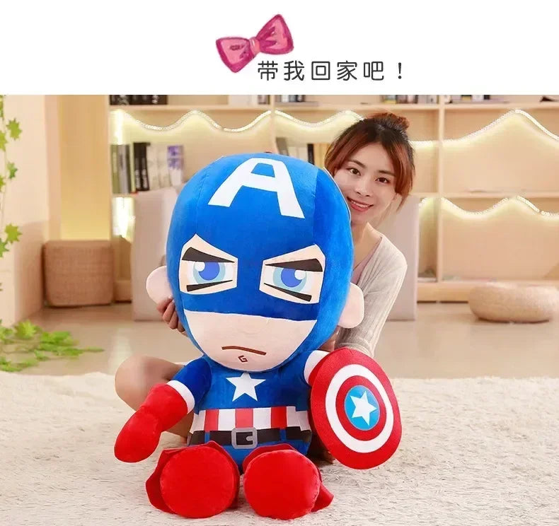 25/35cm Marvel Spiderman Plush Toy Soft Stuffed Cartoon Stuffed Doll Large Plush Boy Cloth Doll Pillow Kid Christmas Gift