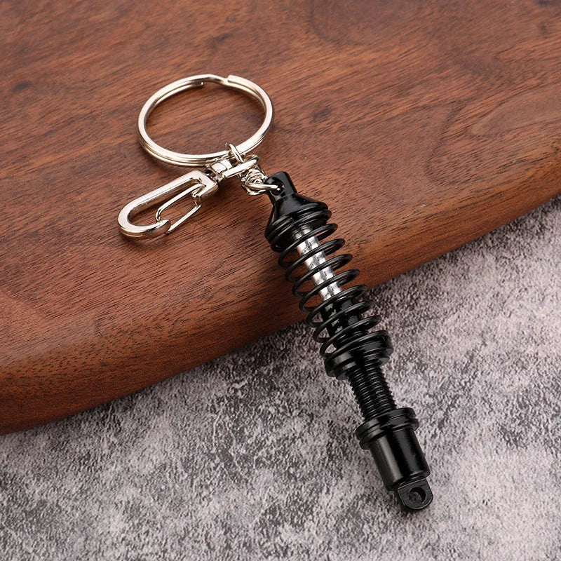 Creative Gear Head Keychain Speed Gearbox Keyring for Car Key Turbo Hub Brake Disc Pendant Shock Absorber Keys New Wholesale