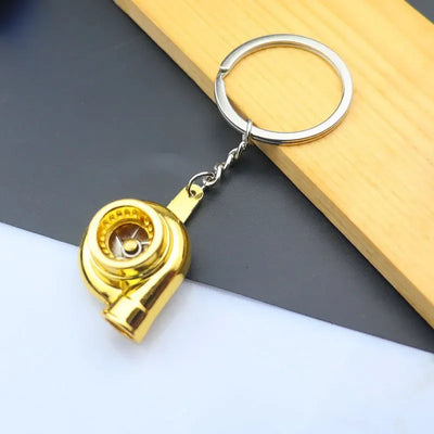 Mini Zinc Alloy Auto Parts Keychains Simulated Speed Gearbox Absorber Motor Piston Pendant Car Keys Holder Keyring Cute Men Gift