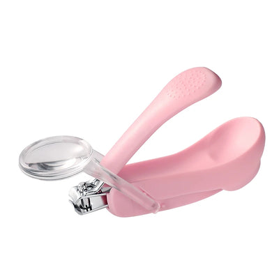 Infant Baby Nail Cutting Clippers Tools Children Kids Magnifier Glass Finger Nail Cutter