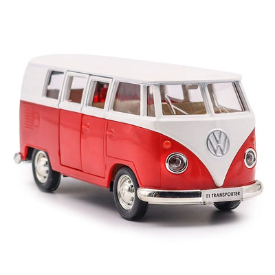 1/36 Diecasts Volkswagen Miniature Cars VW T1 Bus Toys Alloy Diecasts Scale Metal Collection Cars Models Vehicles Kids Toy Cars