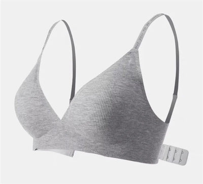 Women Sexy Seamless Bras Deep V Neck Bralette Sexy Lingerie Letter Strap Tops Push Up Underwear Wireless Brassiere for Female