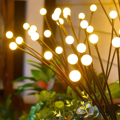 6/8/10 LED Solar Garden Lights Powered Firefly Lights Outdoor Garden Decoration Landscape Lights Firework Firefly Lawn Lamps