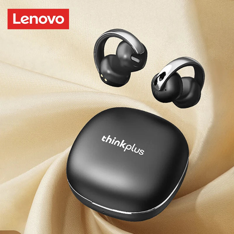 Original Lenovo LP38 TWS Wireless Bluetooth 5.4 Earphones Ear Clip Smart Noise Cancellation Earbuds Game Music Dual Mode Headset