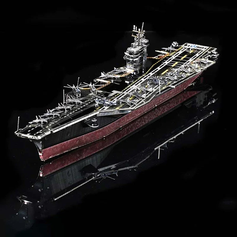 3D Metal Puzzle Multicolor Manual Black Pearl U-Boat XXI Titanic Golden Hind Famous Ship Warship Assemble Model Jigsaw Puzzles