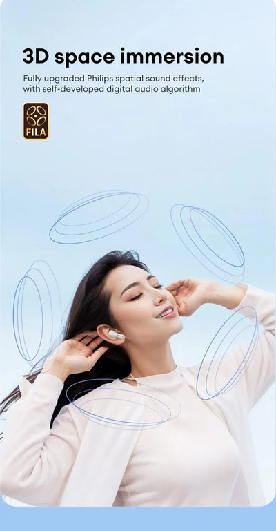 Choice Original Philips TAT1199 Wireless Upgrade Bluetooth V5.4 Earbuds Noise Cancelling Game Headset Waterproof Sport Earphones