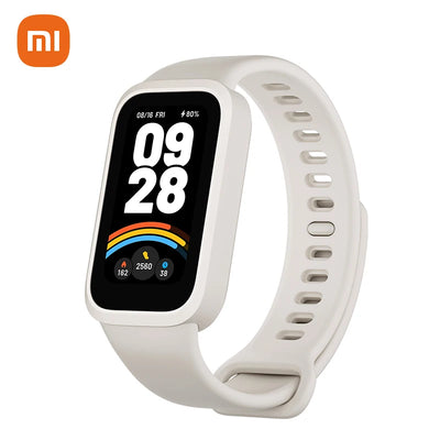 الإصدار العالمي من Xiaomi Smart Band 9 Active شاشة TFT مقاس 1.47 بوصة أكثر من 100 واجهة ساعة عمر بطارية يصل إلى 18 يومًا ومقاومة للماء حتى عمق 5ATM*