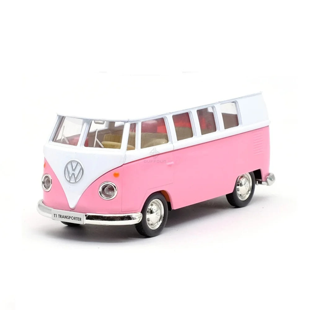 1/36 Diecasts Volkswagen Miniature Cars VW T1 Bus Toys Alloy Diecasts Scale Metal Collection Cars Models Vehicles Kids Toy Cars