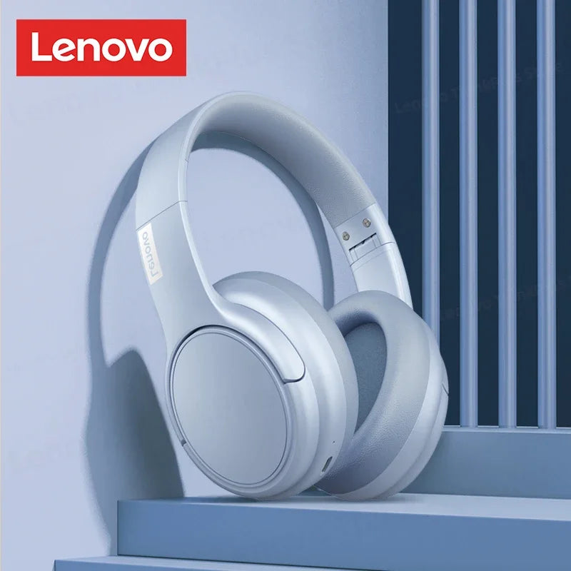 Original Lenovo TH20 Wireless Bluetooth V5.3 Headset New Gaming Dual Mode Foldable Sport Headphone HIFI Sound Music Earphone