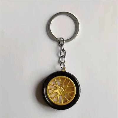 Creative Gear Head Keychain Speed Gearbox Keyring for Car Key Turbo Hub Brake Disc Pendant Shock Absorber Keys New Wholesale