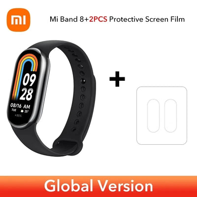 الإصدار العالمي من سوار Xiaomi Band 8 AMOLED مقاس 1.62 بوصة وعمر بطارية طويل للغاية يصل إلى 16 يومًا وسوار ذكي مزود بأكثر من 150 وضعًا رياضيًا