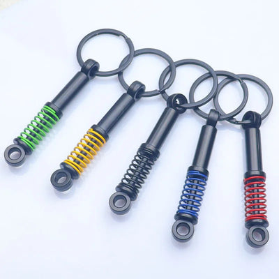 Creative Gear Head Keychain Speed Gearbox Keyring for Car Key Turbo Hub Brake Disc Pendant Shock Absorber Keys New Wholesale