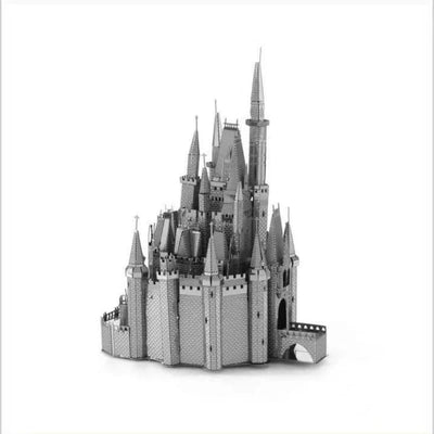 3D Metal Puzzle Cinderella Castle DIY Model Building Kit Adult Toys Birthday Gift