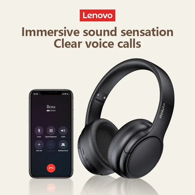 Original Lenovo TH20 Wireless Bluetooth V5.3 Headset New Gaming Dual Mode Foldable Sport Headphone HIFI Sound Music Earphone