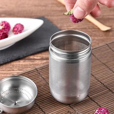 Tea Strainer Stainless Steel Tea Infuser Tea Leaves Spice Seasoning Ball Strainer Teapot Fine Mesh Coffee Filter Teaware