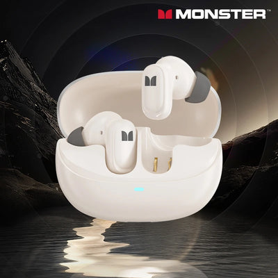 Monster XKT28 Bluetooth 5.4 Wireless Headphones Noise Cancellation Gaming Dual Mode Earbuds HIFI Stereo Sound Earphones With Mic