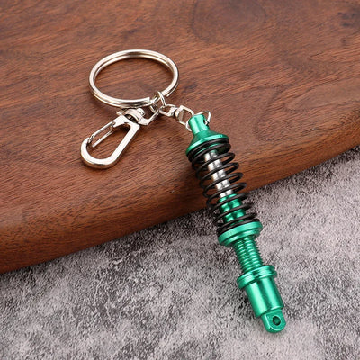 Creative Gear Head Keychain Speed Gearbox Keyring for Car Key Turbo Hub Brake Disc Pendant Shock Absorber Keys New Wholesale