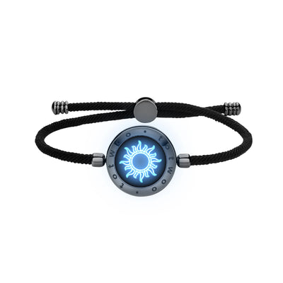 totwoo Touch Single Bracelet- Long Distance Touch Bracelet Light up and Vibration Relationship Love Baracelet  Smart Jewelry