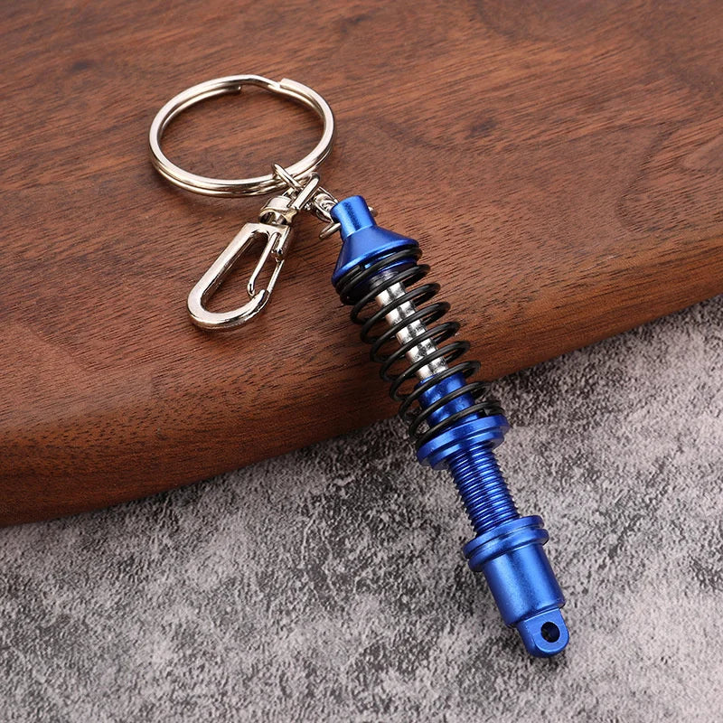 Creative Gear Head Keychain Speed Gearbox Keyring for Car Key Turbo Hub Brake Disc Pendant Shock Absorber Keys New Wholesale