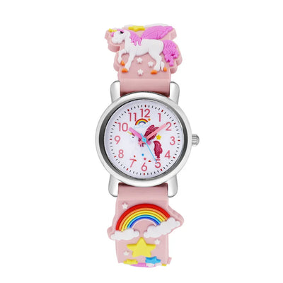 New CHILDREN'S Watch Can Love Rainbow Pony CHILDREN'S Quartz Watch Plastic Strap