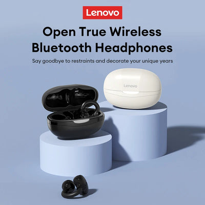 Original Lenovo EA330 Wireless Bluetooth 5.4 Open Headphones Noise Cancellation Game Earbuds 24H Battery Life Ear Clip Earphones