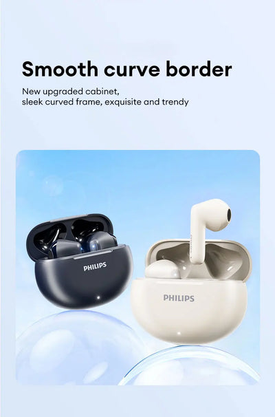 Choice Original Philips TAT1199 Wireless Upgrade Bluetooth V5.4 Earbuds Noise Cancelling Game Headset Waterproof Sport Earphones