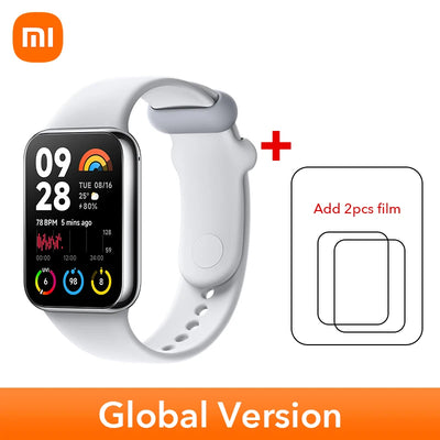 الإصدار العالمي الجديد من سوار Xiaomi Smart Band 8 Pro بشاشة AMOLED مقاس 1.74 بوصة وعمر بطارية يصل إلى 14 يومًا 5ATM مقاوم للماء