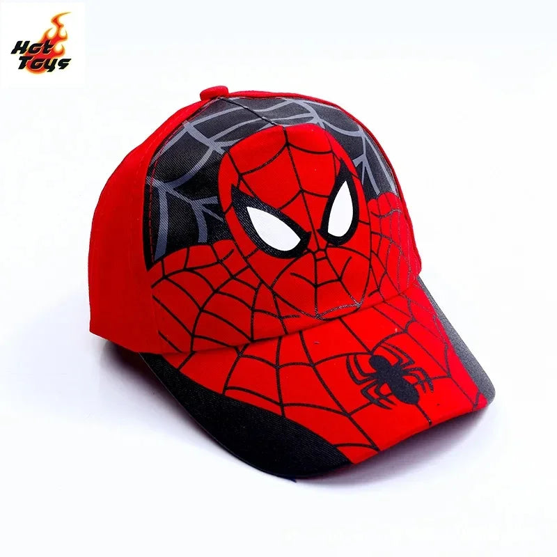 HotToys Spiderman Baseball Cap Superhero Peripheral Boys Girls Hats Cosplay Props Sunhat Childrens Gift Fashion Accessory 3-7y