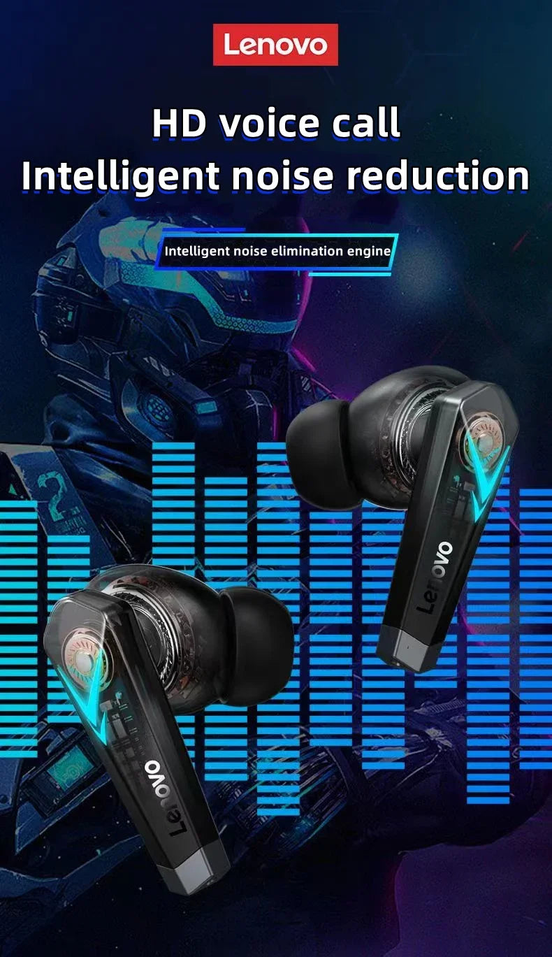 Choice 100% Original Lenovo LP6 TWS Wireless Buletooth Headphone Long Endurance Gaming Earphone HD Call With Mic Music Earbuds