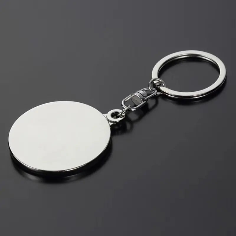 50 Years Perpetual Calendar Keychain Silver Alloy Keyring Key Decoration 8OU9 Car Keychain