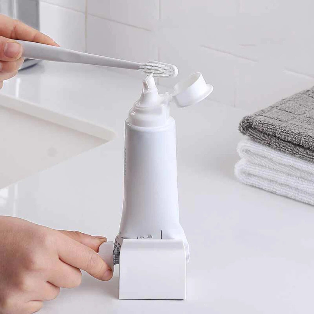 Toothpaste Squeezer Tooth Paste Holder Oral Care Bathroom Tools Tube Cosmetics Press Facial Cleanser Rolling Squeezing Dispenser