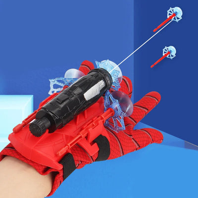 Superhero Launcher with Silk Glove Spiders Web Wrist Set Shooters Toy Anime Figures Cosplay Props for Children Kids Toys Gifts